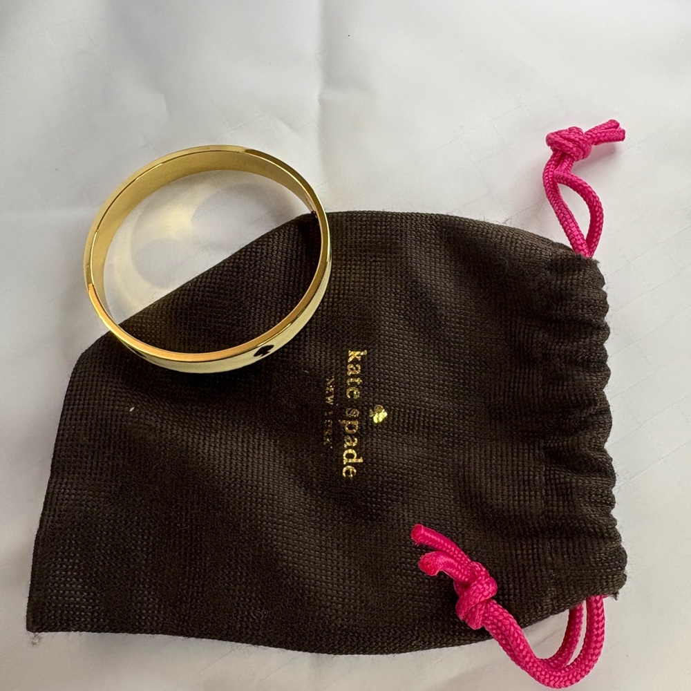 Kate Spade Gold and Black Bangle